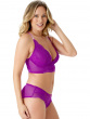 Superboost Lace Deep V Bralet - Orchid