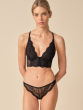 Superboost Lace Deep V Bralet - Black