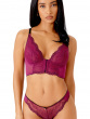 Superboost Lace Deep V Bralet - Purple Potion
