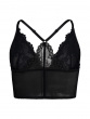 Superboost Lace Deep V Bralet - Black