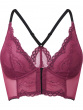 Superboost Lace Deep V Bralet - Purple Potion