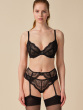 Superboost Lace Suspender - Black
