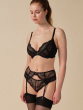 Superboost Lace Suspender - Black