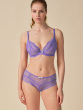 Superboost Lace Non Padded Plunge Bra - Purple Hebe