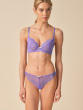Superboost Lace Non Padded Plunge Bra - Purple Hebe