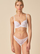Superboost Lace Non Padded Plunge Bra - White