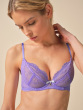 Superboost Lace Non Padded Plunge Bra - Purple Hebe