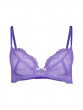 Superboost Lace Non Padded Plunge Bra - Purple Hebe