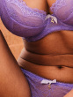 Superboost Lace Non Padded Plunge Bra - Purple Hebe