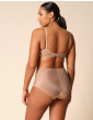 Glossies Deep Short - Nude