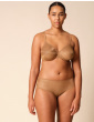 Glossies Sheer Moulded Bra - Bronze