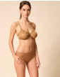 Glossies Sheer Moulded Bra - Bronze
