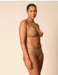 Glossies Sheer Moulded Bra - Bronze