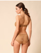 Glossies Sheer Moulded Bra - Bronze