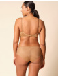 Glossies Sheer Moulded Bra - Bronze