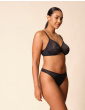 Glossies Thong - Black
