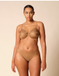 Glossies Sheer Moulded Bra - Bronze