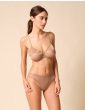 Glossies Thong - Nude