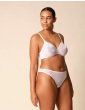 Glossies Thong - White