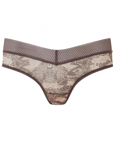 Glossies Snake Cheeky Short - Snake Print