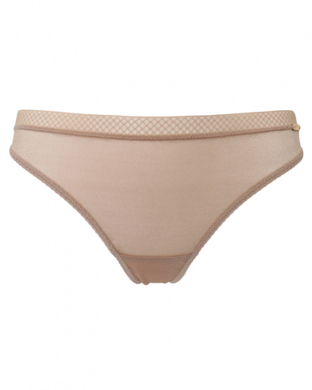 Glossies Thong - Nude