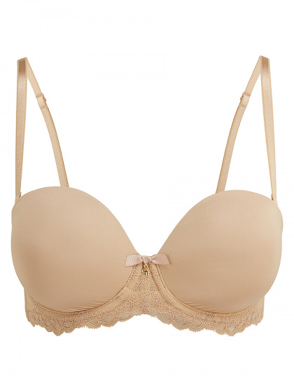 Superboost Lace Multiway Strapless Bra - Nude