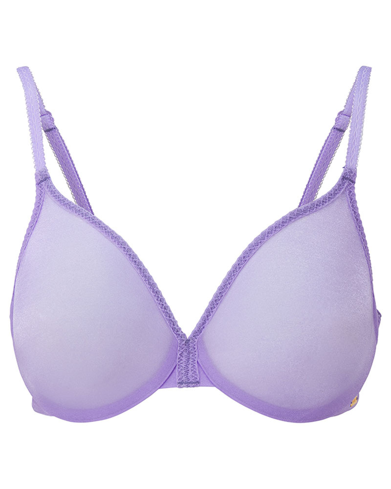 Glossies Sheer Moulded Bra - Violet - Gossard®