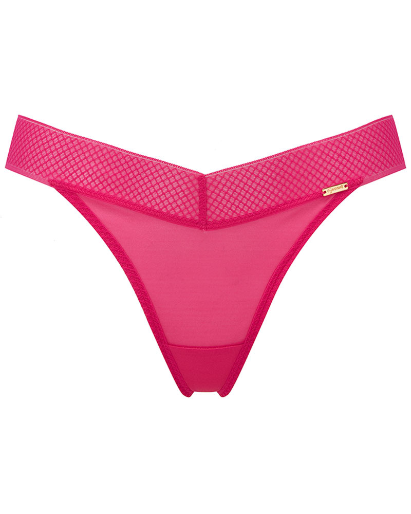 Tanga Thong Magenta Glossies Lingerie Gossard
