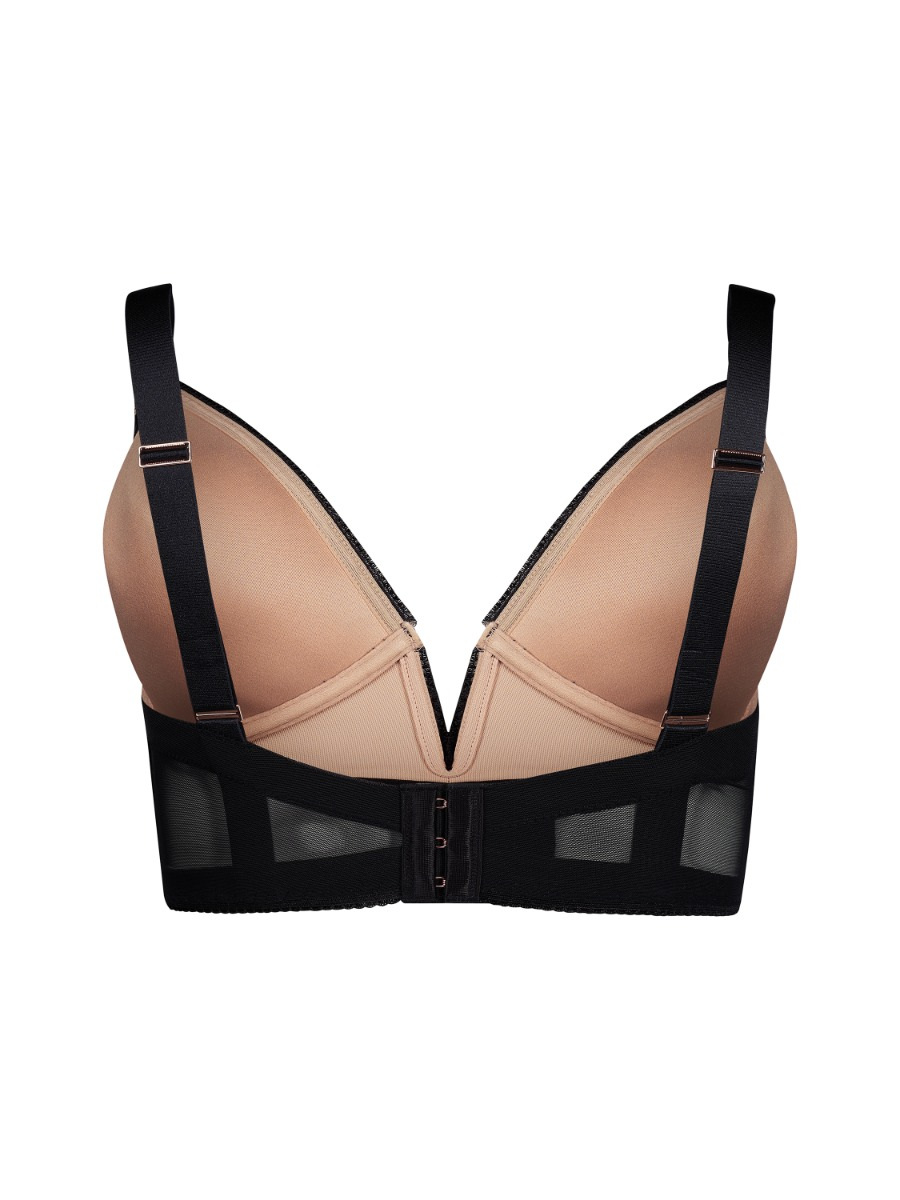 Retrolution Staylo Plunge Bra Longline Bra Gossard