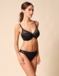 Glossies Thong - Black