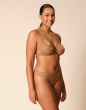 Glossies Sheer Moulded Bra - Bronze