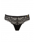 Swirl Thong - Black