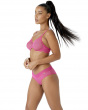 Glossies Cheeky Short- Magenta. Sheer cheeky short, almost see-through lingerie. Gossard lingerie, short side model
