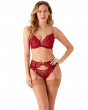Superboost Lace Suspender - Cranberry/Raspberry Sorbet