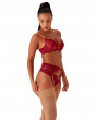 Superboost Lace Suspender - Cranberry/Raspberry Sorbet