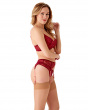 Superboost Lace Suspender - Cranberry/Raspberry Sorbet