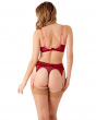 Superboost Lace Suspender - Cranberry/Raspberry Sorbet