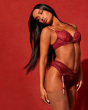 Superboost Lace Suspender - Cranberry/Raspberry Sorbet