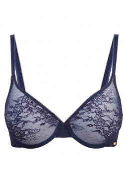 Glossies Lace Moulded Bra - Eclipse