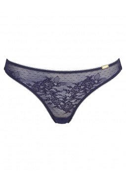 Glossies Lace Thong - Eclipse