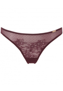 Glossies Lace Moulded Bra - Fig | Sheer Bras | Gossard