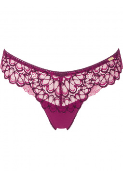 Swirl Thong - Raspberry