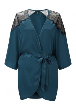 VIP Confession Robe - Black/Teal