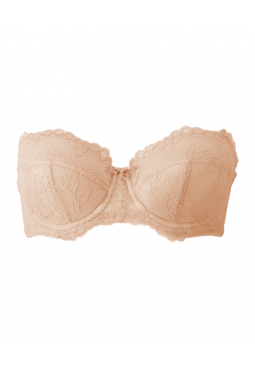 Gossard Superboost Lace 7711 Wired Padded Plunge Bra Nude 32D 32DD