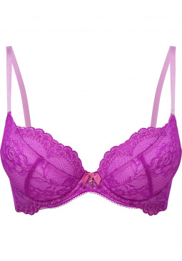 Superboost Lace Padded Plunge Bra - Orchid