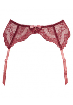 Superboost Lace Suspender - Cranberry/Raspberry Sorbet