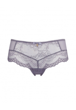Superboost Lace Short - Platinum. Fine mesh back & sides for added comfort. Gossard lace lingerie, front product cut out
