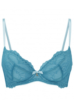 Superboost Lace Plunge Bra Ocean Blue, Padded Bra