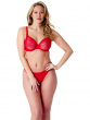 Glossies Lace Thong - Chilli Red
