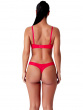 Glossies Lace Thong - Chilli Red
